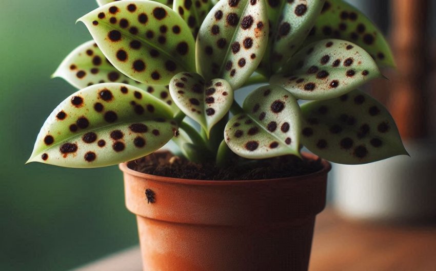 What Causes Brown Spots on the New Leaves of My Hoya Plant?