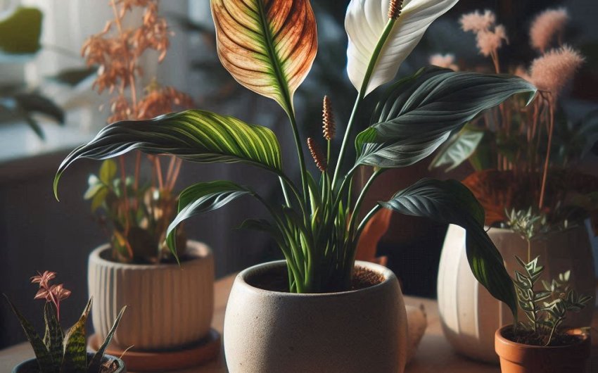 What Causes Browning Tips on Indoor Peace Lilies and How Do I Fix It?
