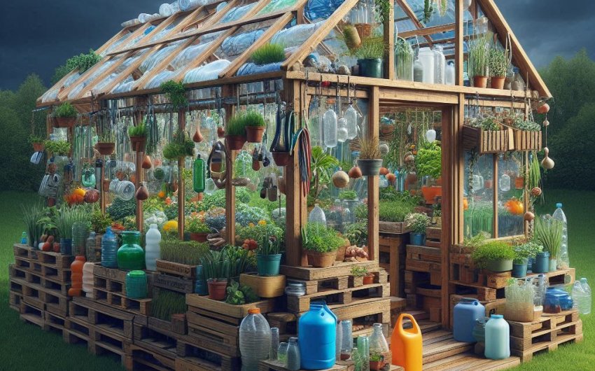 How to Build a DIY Greenhouse from Recycled Materials?