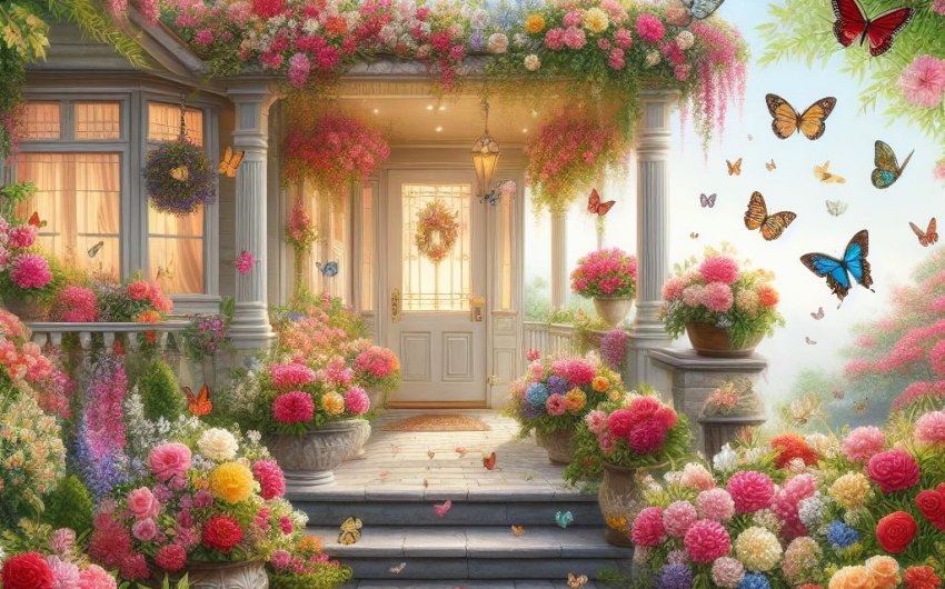 How to Create a Butterfly Haven on Your Porch with Flowering Plants