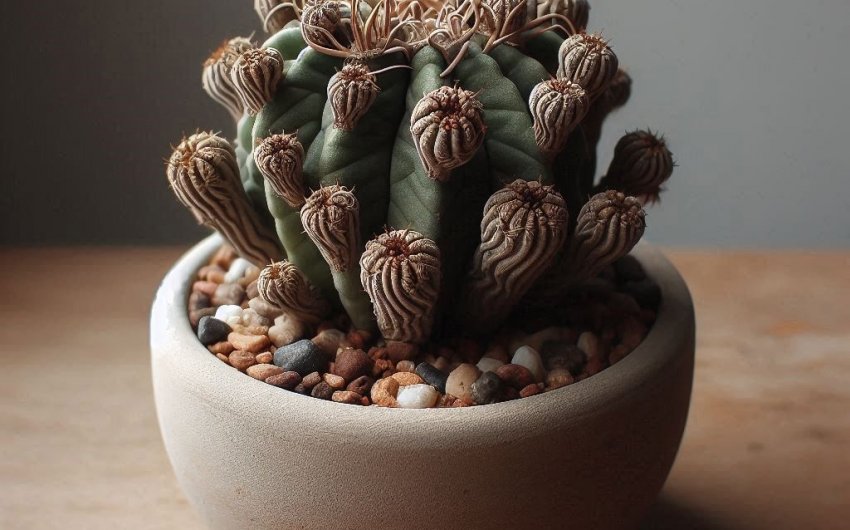 Why Are the Stems of My Cactus Turning Brown and Shriveled?