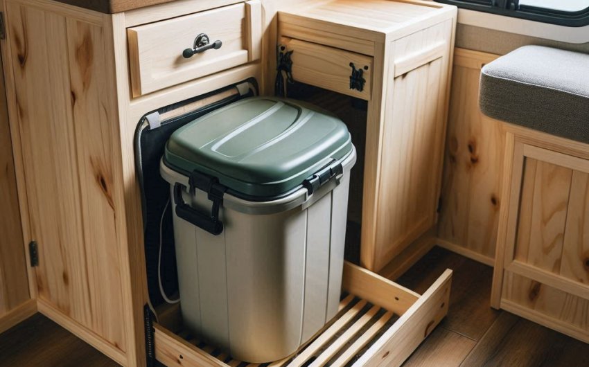 Can I compost effectively while living in an RV or van?