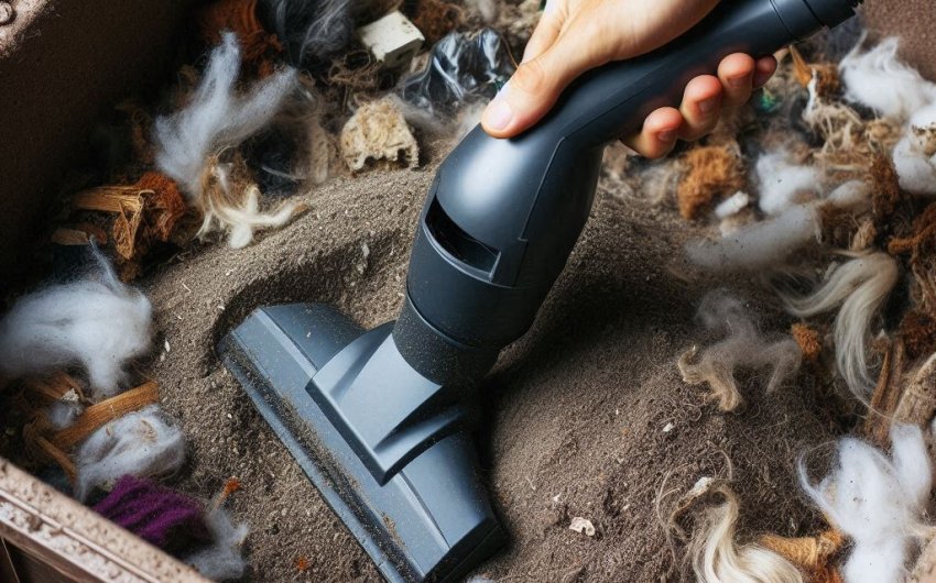 Can I compost vacuum cleaner dust and hair?