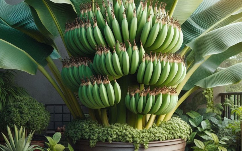 Can I grow bananas in pots?