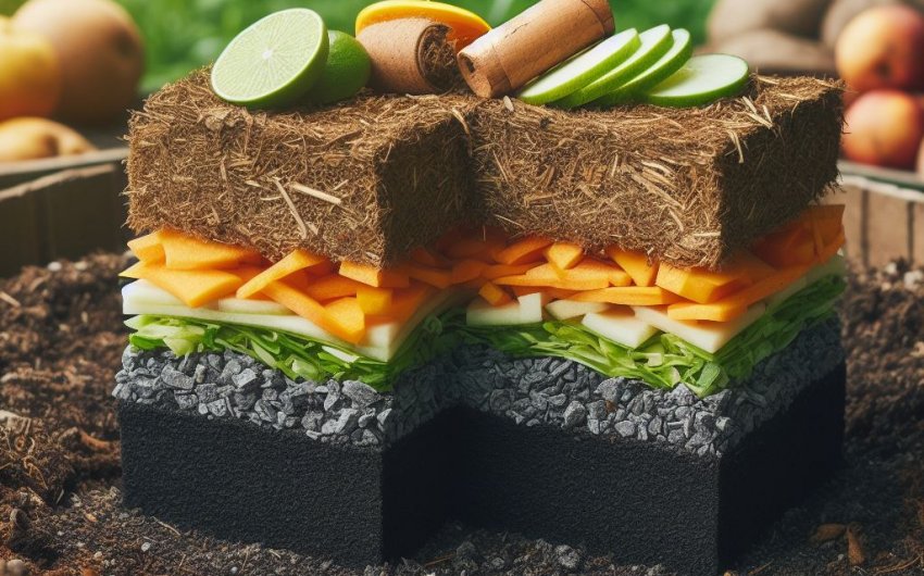 How do I maintain a healthy balance of carbon and nitrogen in my compost pile?