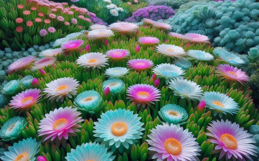 Ice Plant Splendor: Cool Elegance in Your Garden