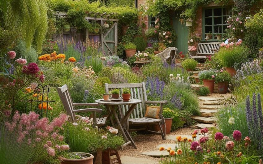 How to Create a Cottage-Style Garden with Rustic Decor?