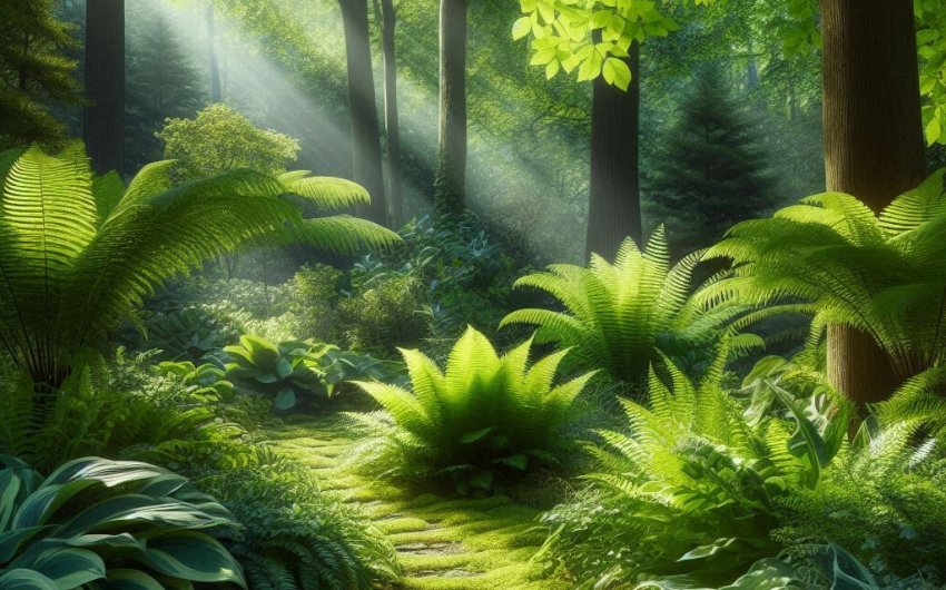 How to Create a Shade Garden for Ferns and Hostas?