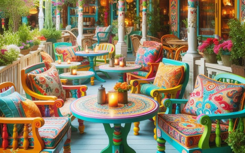 How Do I Customize My Garden Furniture with Paint and Cushions?