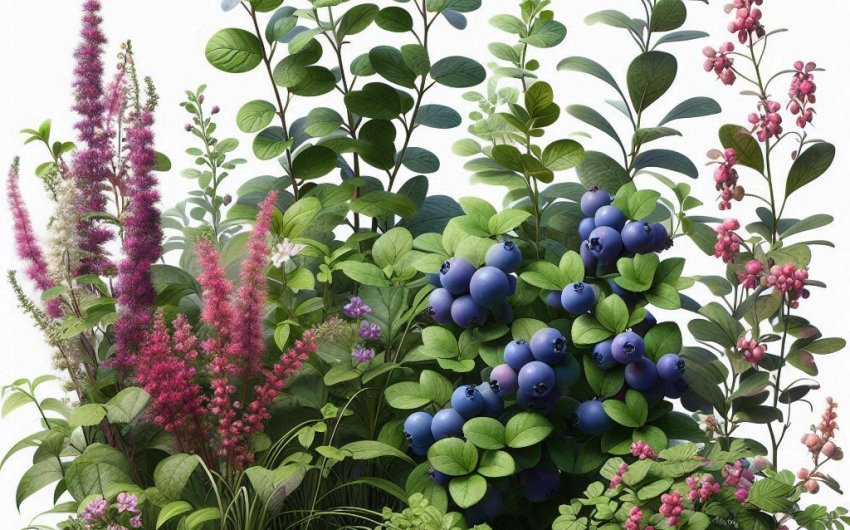What are the different varieties of huckleberry plants available?