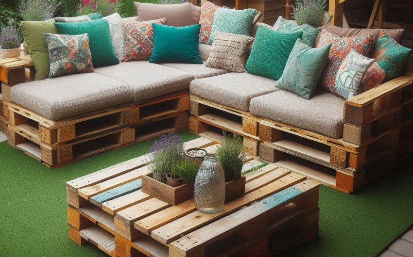 How to Create a DIY Garden Furniture Set Using Pallets?