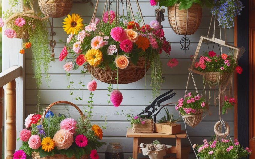 DIY Hanging Basket Ideas: Transform Your Porch with Beautiful Flowers