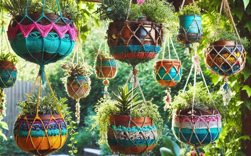 DIY Ideas for Hanging Garden Planters