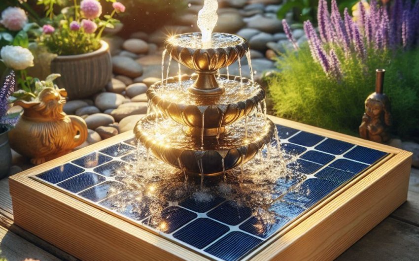 DIY Solar Water Fountains for Your Garden