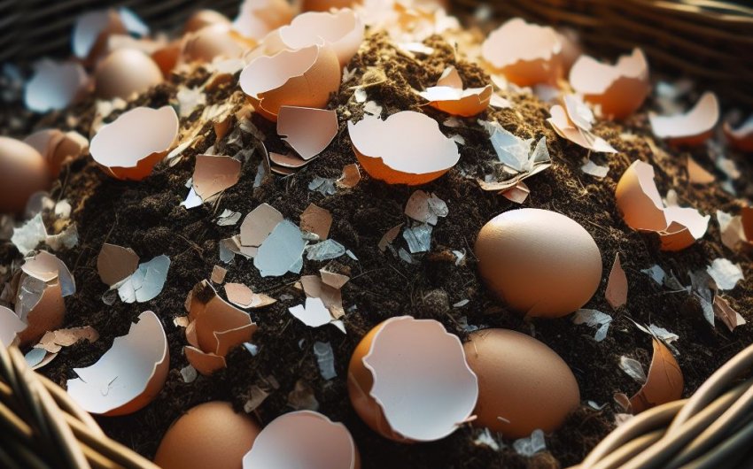 Eggcellent Composting: Crushing Eggshells for Garden Goodness!