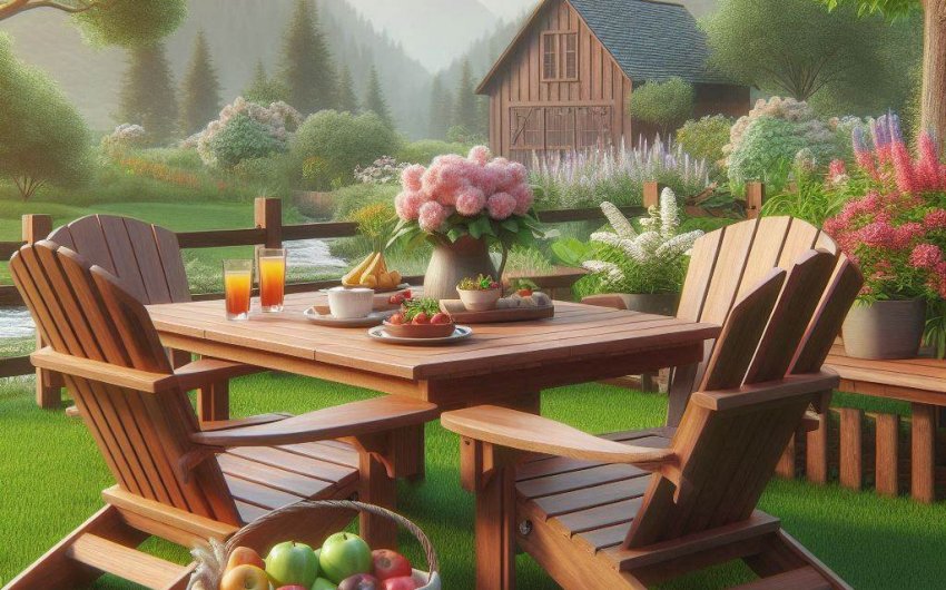 The Essential Wooden Adirondack Table for Your Garden
