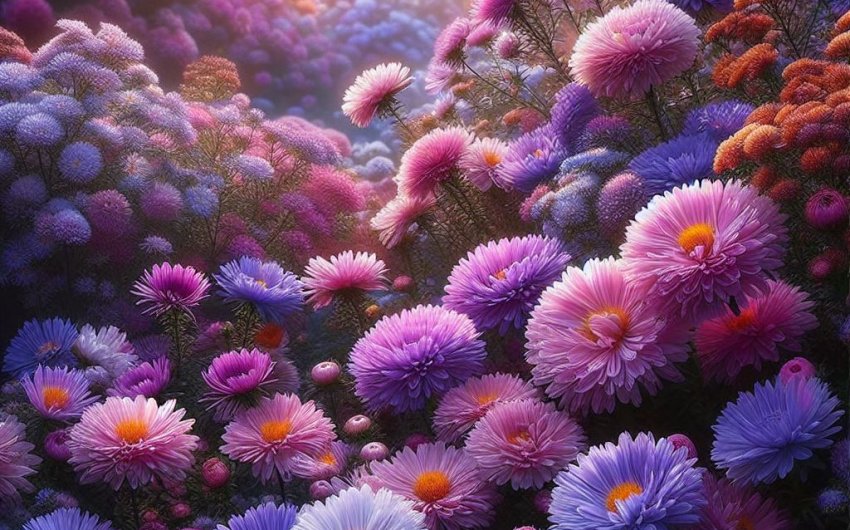 Aster Admiration: Fall Elegance in Your Garden