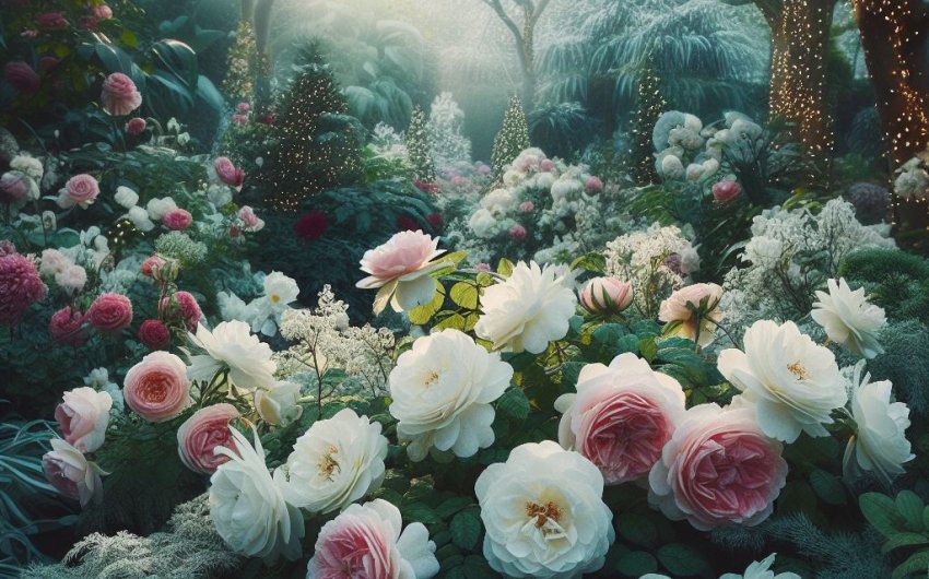 Christmas Rose Magic: Festive Beauty in the Garden