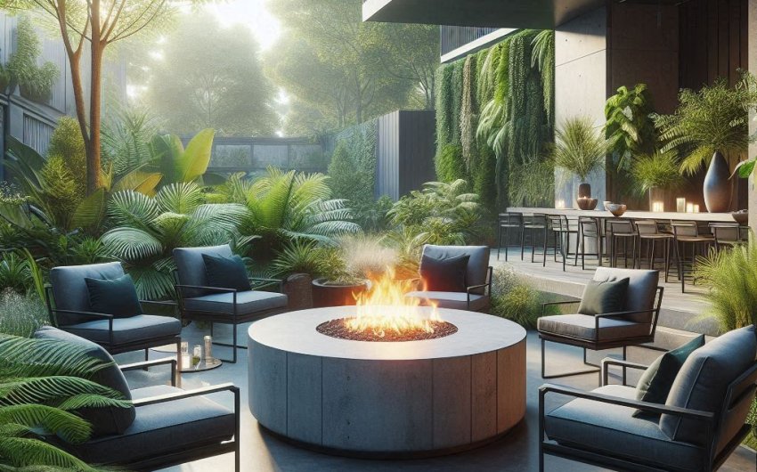 Choosing Fireproof Outdoor Furniture for BBQ and Fire Pit Areas
