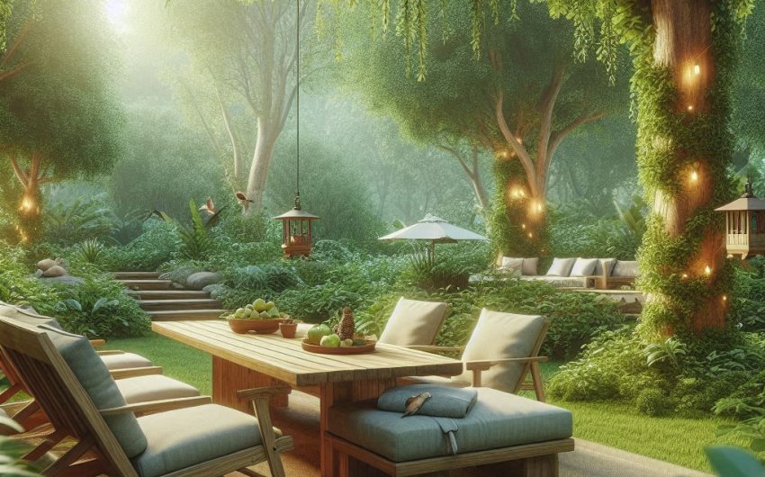 How Do I Choose Furniture for a Permaculture-Inspired Food Forest?