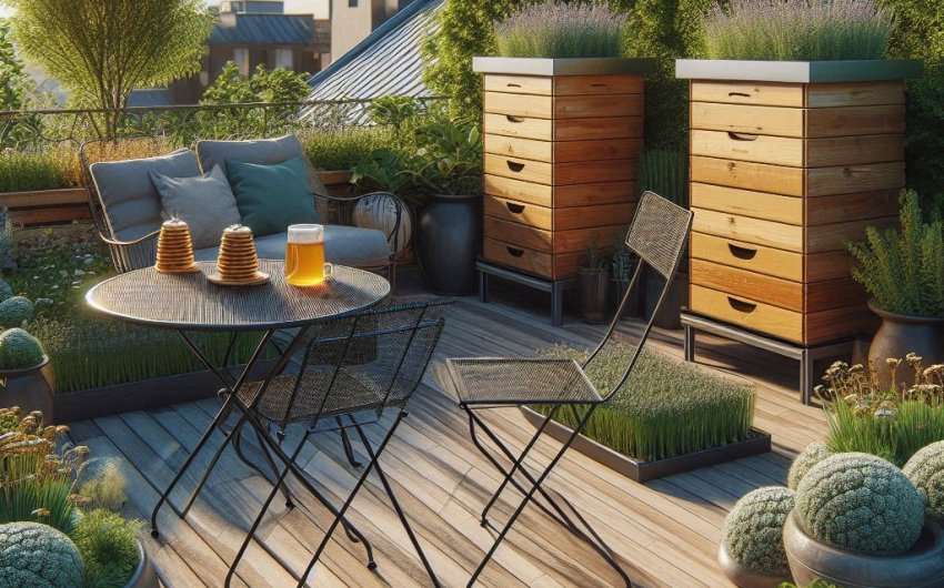 What Garden Furniture Is Suitable for Urban Rooftop Beekeeping Setups?