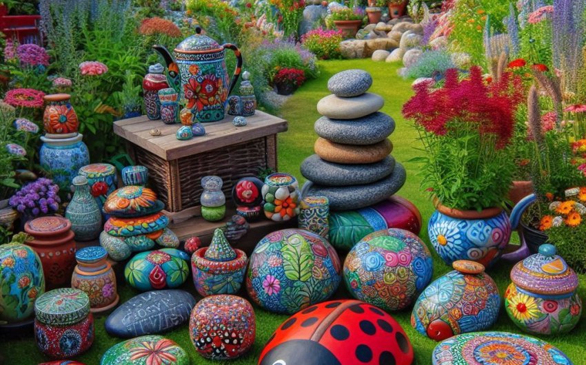 Garden Rock Art Ideas to Decorate Your Yard
