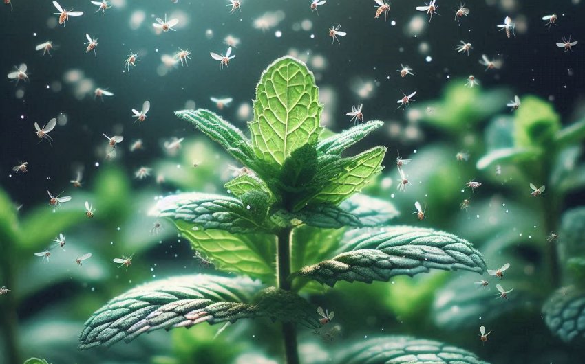 How Can I Get Rid of Whiteflies on My Indoor Mint Plant?