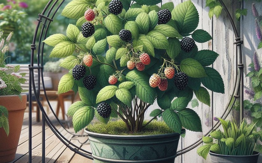 How Do I Grow Blackberries in Pots on a Patio?