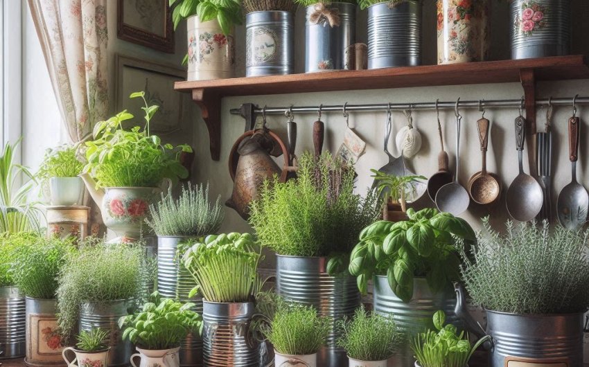Grow Green, Go Recycled: How to Grow Herbs in Recycled Containers