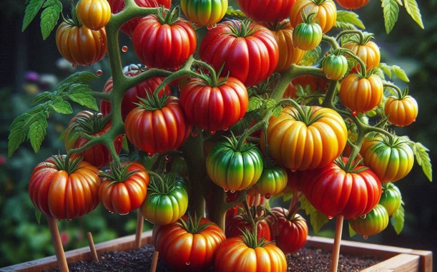How Do I Grow Heirloom Tomatoes in a Small Garden?