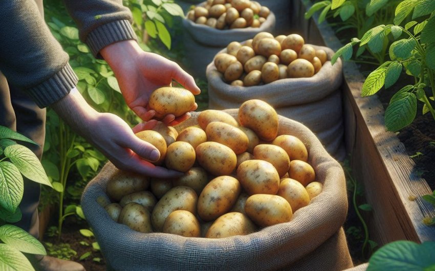 How to Grow Potatoes in a Bag: Simple Method