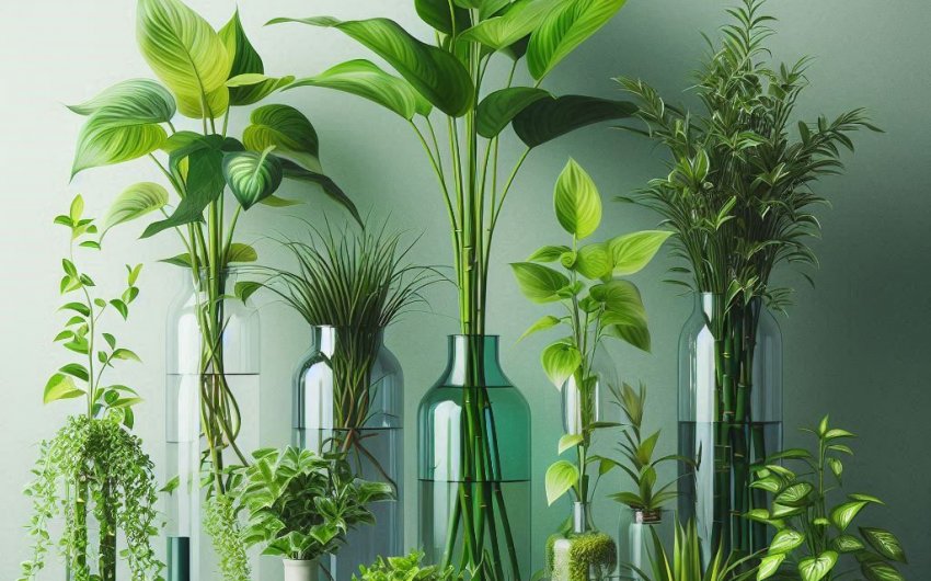 Beautiful and Easy: Growing Houseplants in Water Vases