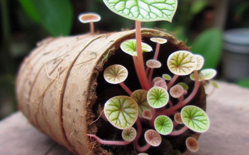 How do I care for a Stephania erecta tuber indoors?