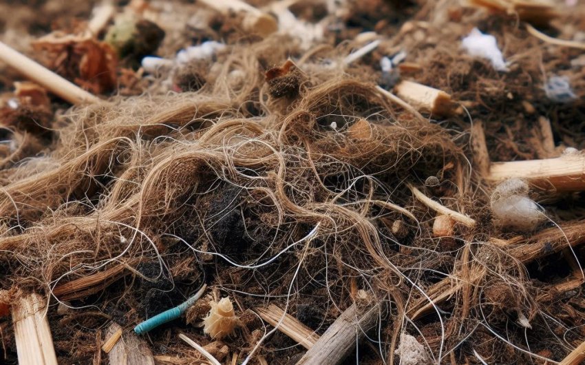 How do I compost hair and nail waste from salons?