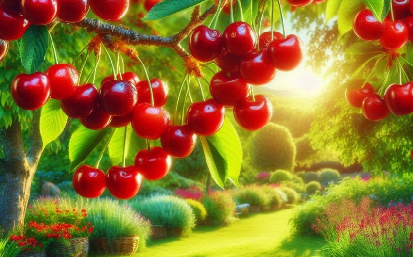 How do I grow cherries in a home garden?