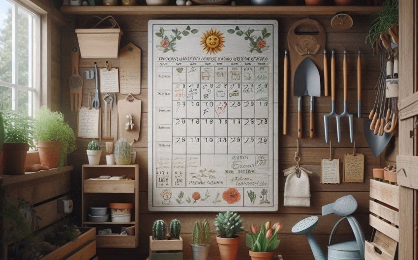 How to Create a Garden Calendar for Seasonal Tasks?