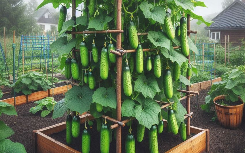 How to Grow Organic Cucumbers Vertically in Small Spaces?