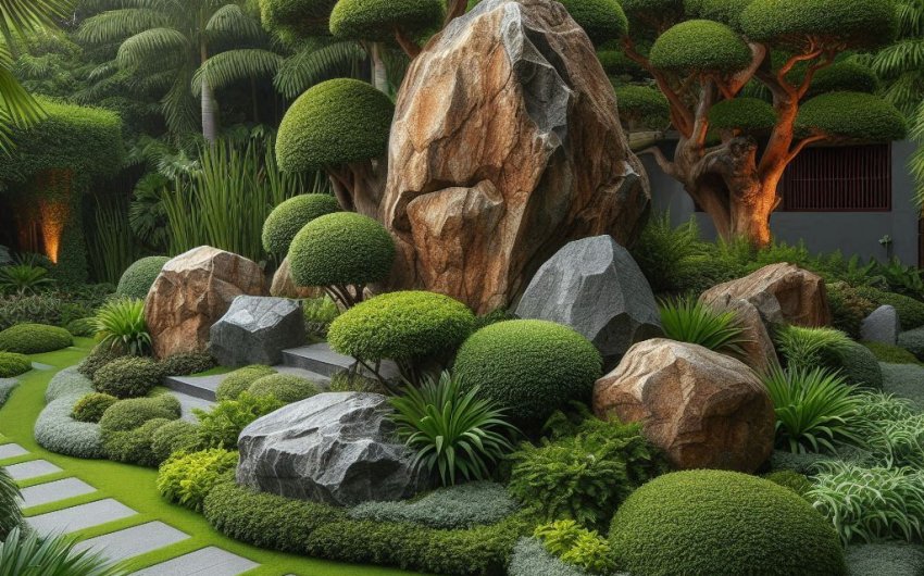 How to Landscape Using Bold Boulders?