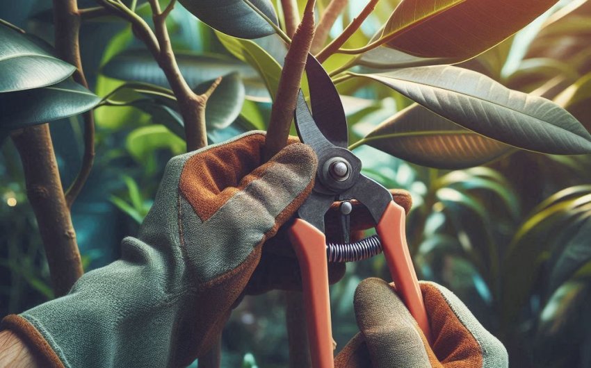 How to Prune a Leggy Rubber Plant Effectively?