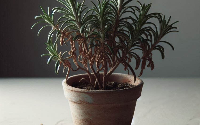 How to revive a wilted rosemary plant?
