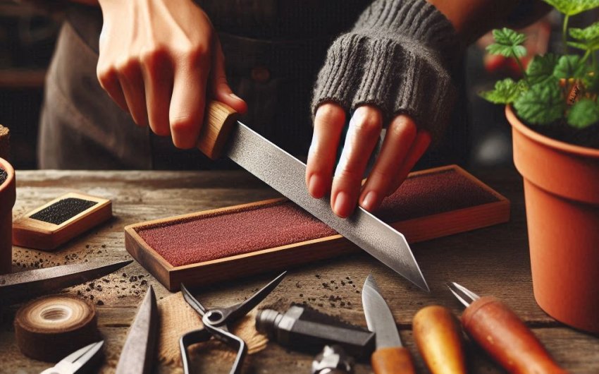 How to Sharpen Gardening Tools with a File?