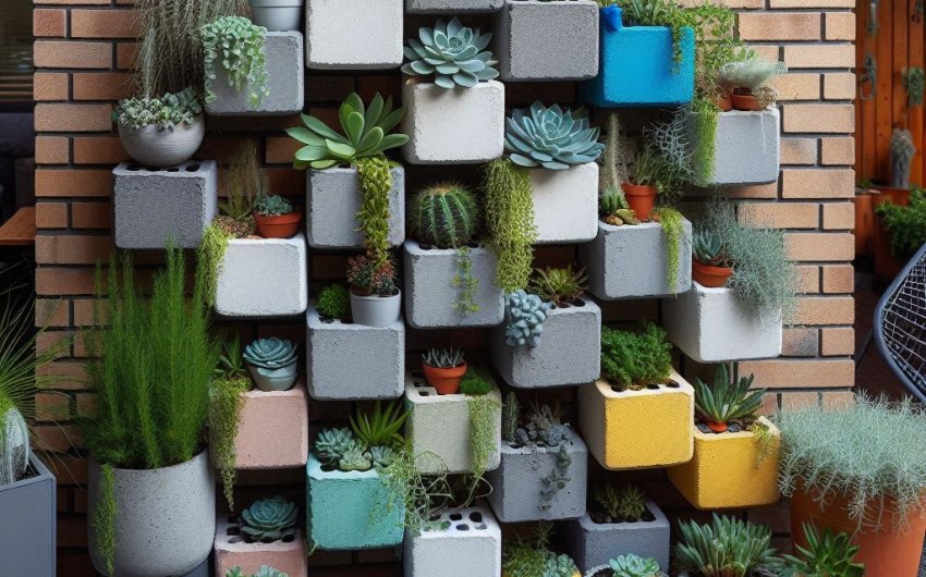 How to Use Cinder Blocks in Garden Decor Projects?