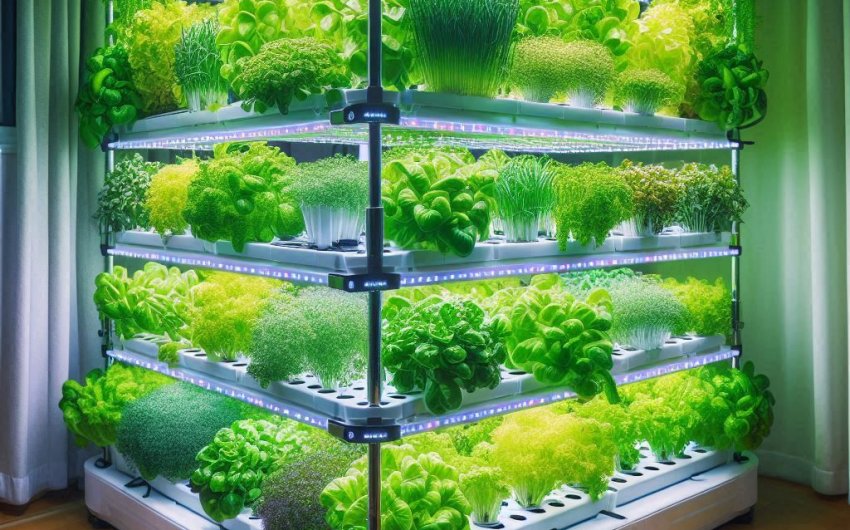 Indoor Hydroponic Garden: Grow Fresh Produce Year-Round