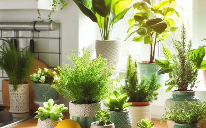 Kitchen Greens: Indoor Plants for Culinary Charm