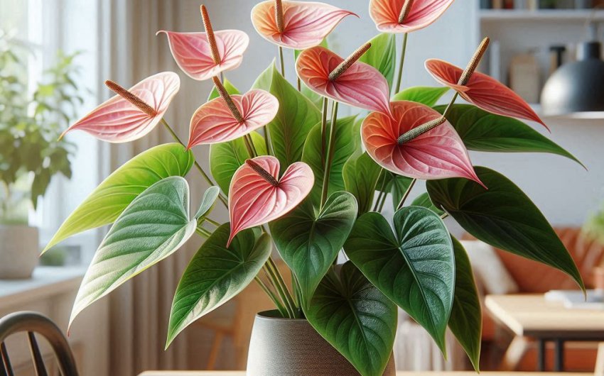 How Do I Care for a Laceleaf (Anthurium andraeanum) to Encourage Flowering?