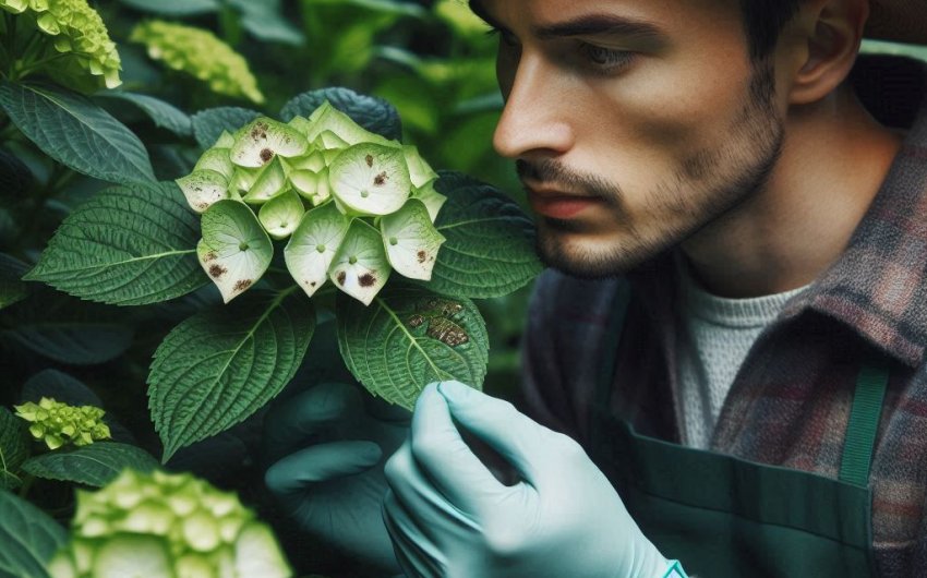 What Causes Leaf Spot on My Hydrangeas and How Can I Fix It?