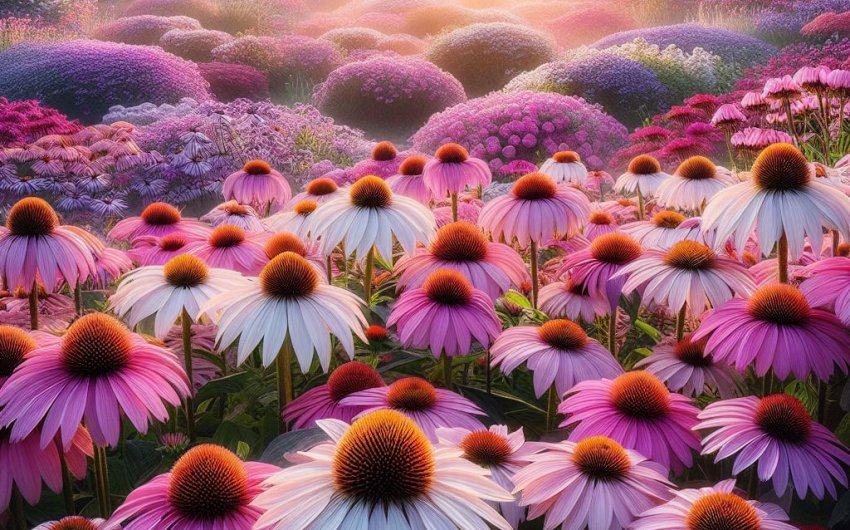 Coneflower Splendor: Majestic Crowns for Your Garden