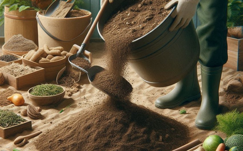 What Organic Materials Can I Add to Enrich Sandy Soil in My Garden?