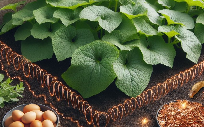 Are there any organic slug repellents safe for cucumber plants?