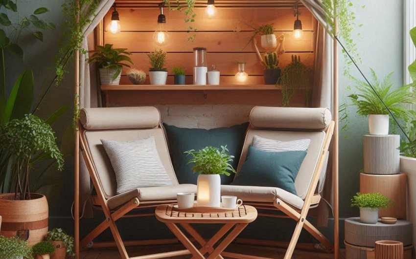 Compact and Cozy: Outdoor Folding Loveseats for Small Spaces